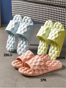 Solid Color Thick & Soft Sole Women's Sandals (6pair)